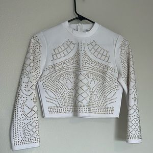 Studded embellished crop top ⭐️